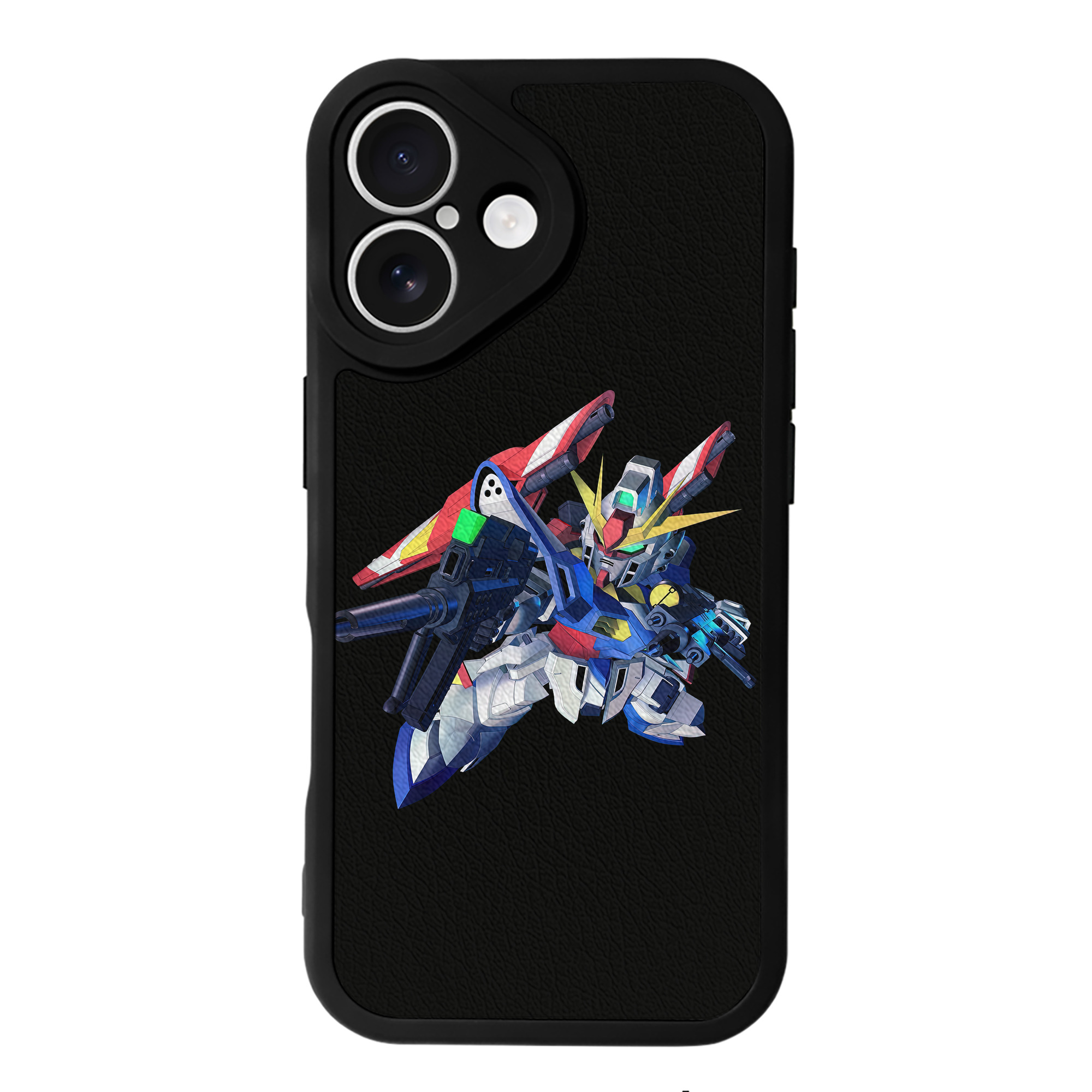 （画像用） 機動戦士ガンダム Mobile Suit Gundam 【iPhone 16シリーズ対応】シリコンスマホケース（レザー調） 材質：シリコン